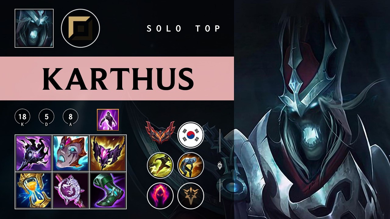 Karthus Top vs Sion - KR Grandmaster Patch 26.05