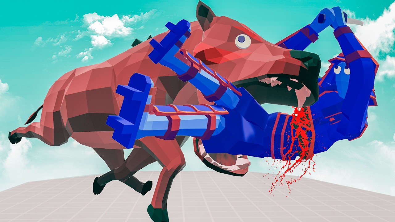 ЖИВОТНЫЕ ПРОТИВ КАЖДОГО ОТРЯДА | Totally Accurate Battle Simulator-TABS
