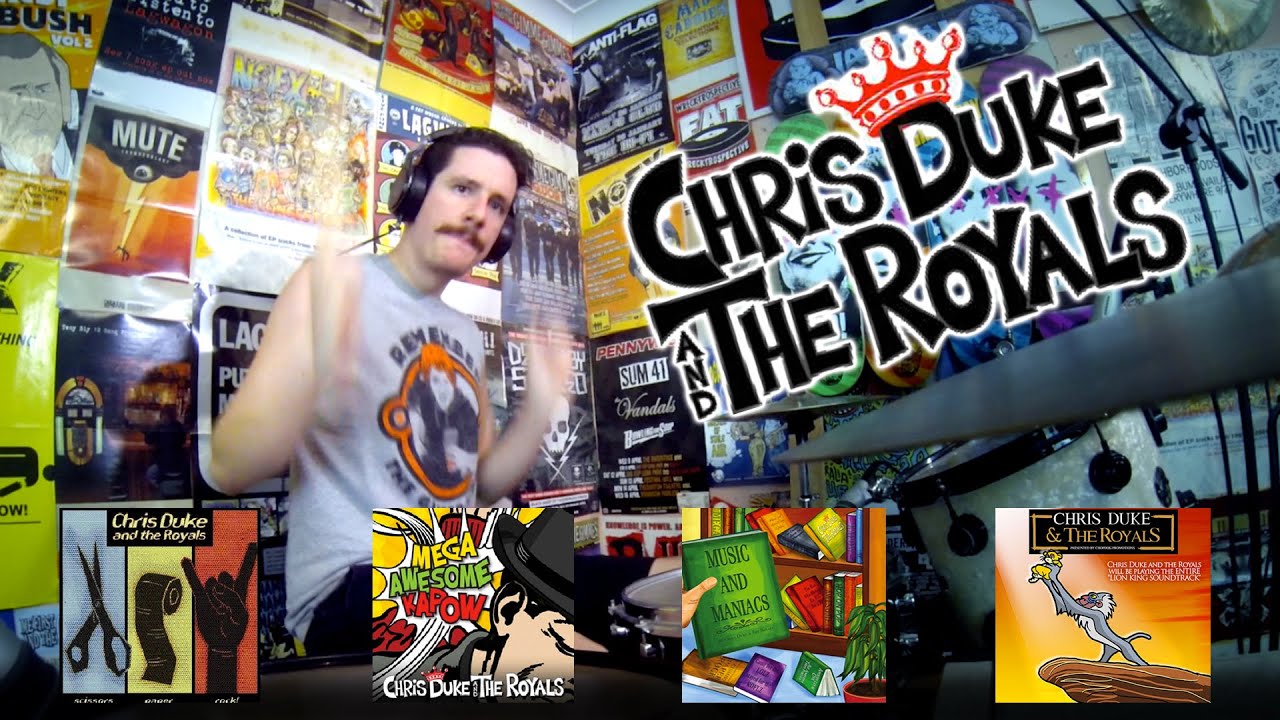 Chris Duke and the Royals: A 5 Minute Drum Chronology - Kye Smith [HD]
