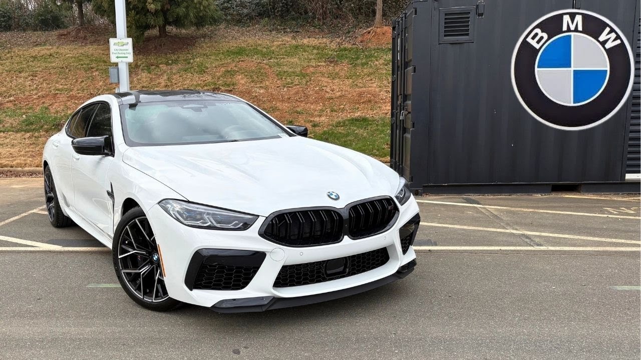 BMW M8 Competition Gran Coupe 2026: Запуск двигателя от первого лица, тест-драйв, обзор и рецензия.