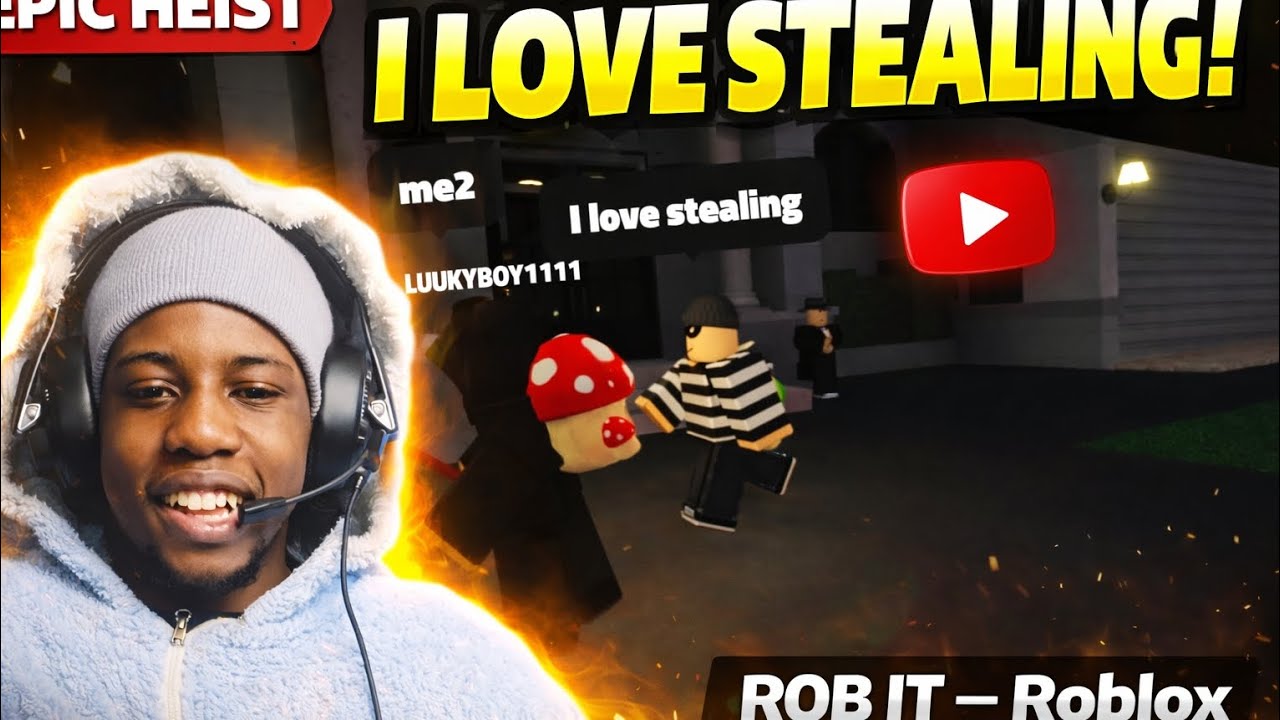 CAUGHT STEALING in ROB IT! (Roblox)