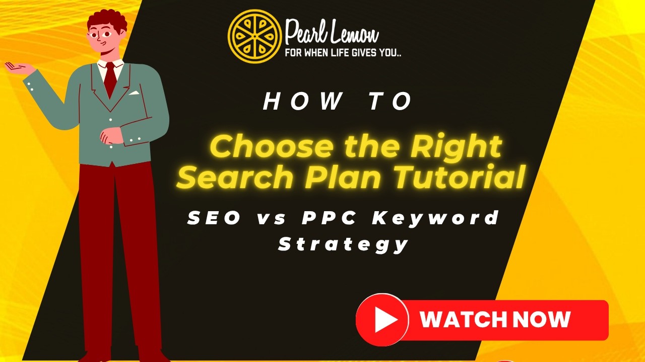 How to Choose the Right Search Plan Tutorial | SEO vs PPC Keyword Strategy