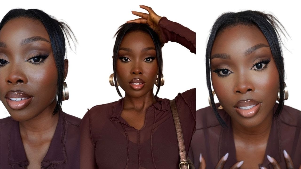 UPDATED 2022 SOFT GLAM MAKEUP LOOK | FOR DARK SKIN