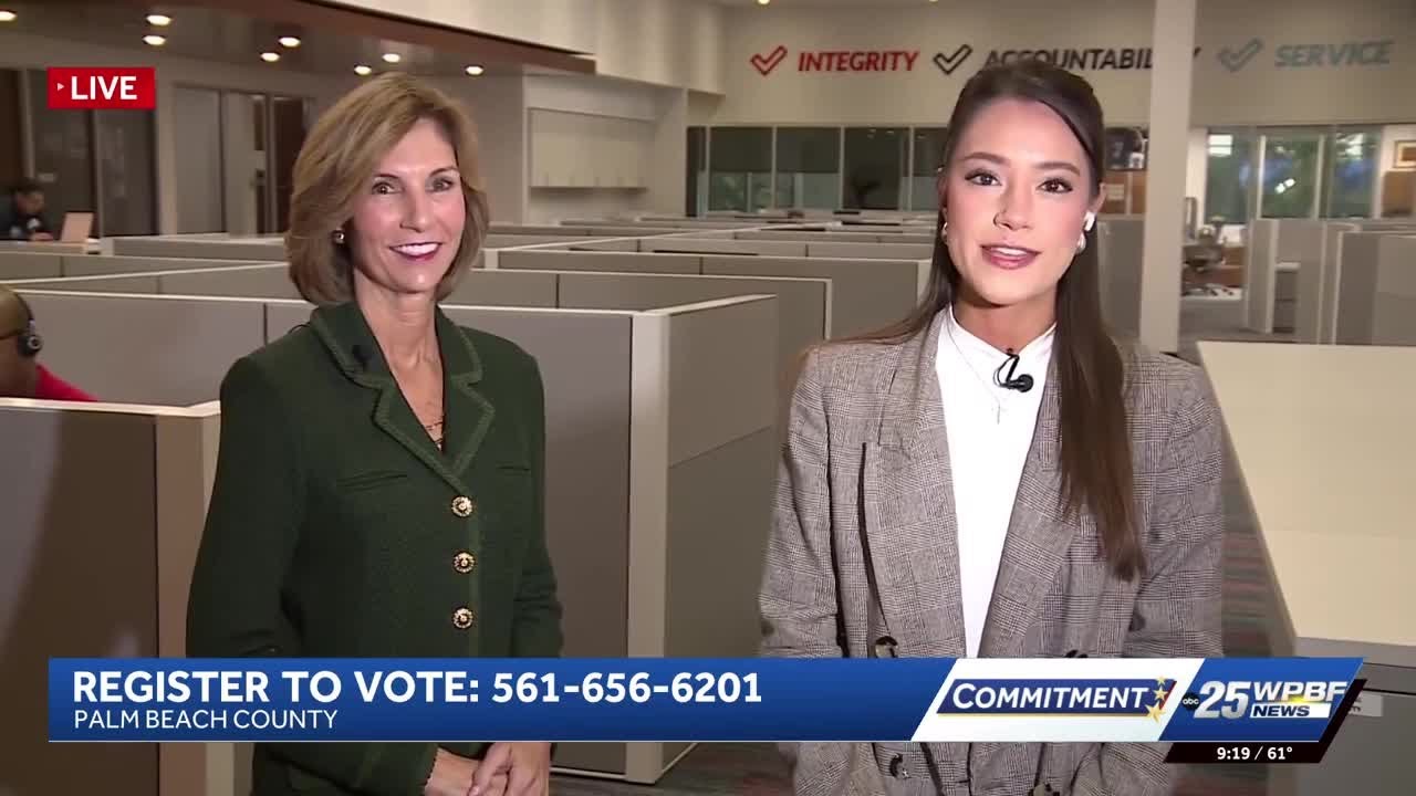 Palm Beach County Supervisor of Elections, WPBF 25 News partner for voter registration drive