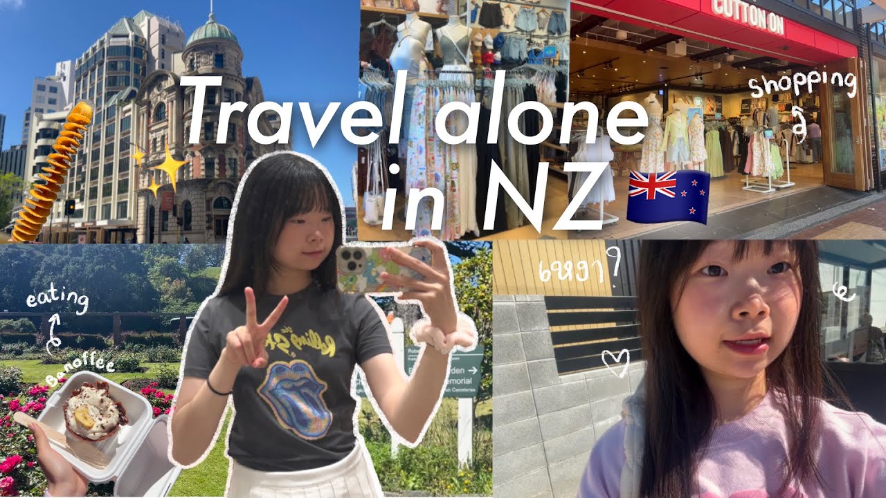 Travel alone in NZ(EP.2); เที่ยวเมืองเวลลิงตันคนเดียว! shopping, picnic, gardens (ver.ไม่เหงา)