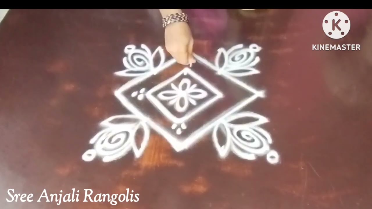 5dots Rangoli 🌼 easy and simple designs 🌸 daily chukkala muggulu 🌺 simple dots rangoli 🏵️