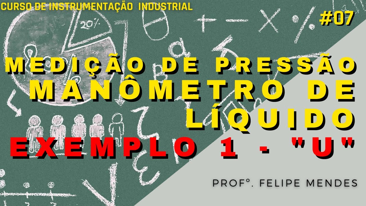 Cálculo de Manômetro Coluna em 