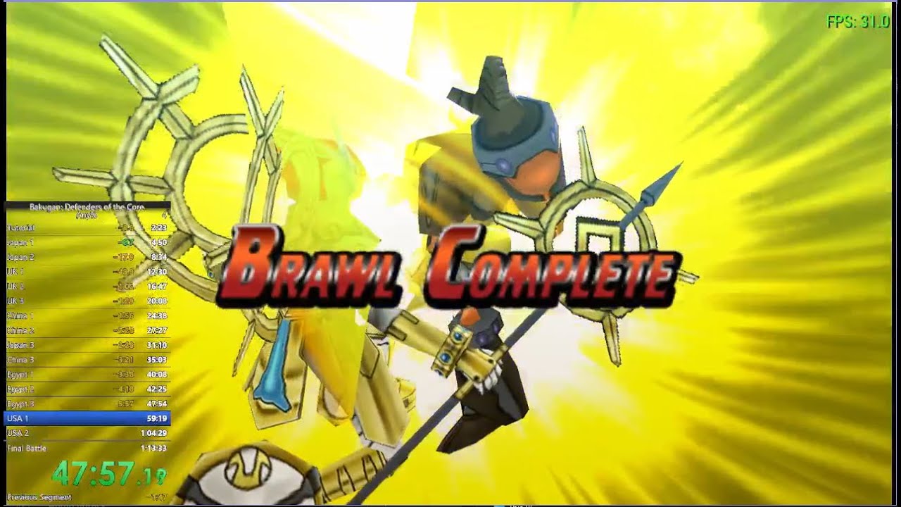 [Former WR] Bakugan: Defenders of the Core Any% (Emulated PSP) 