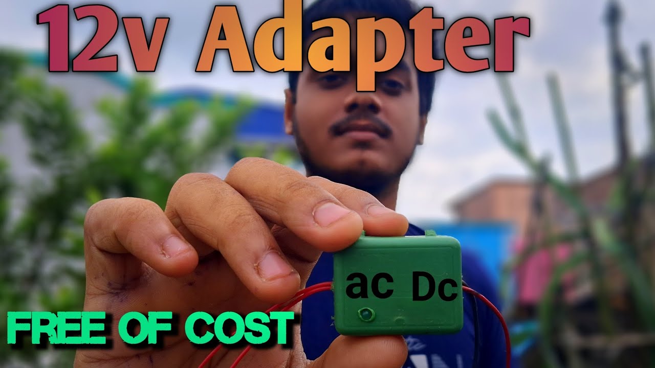 How to make a simple 12 volt adaptor #12volts #diodecircuit #capacitor 