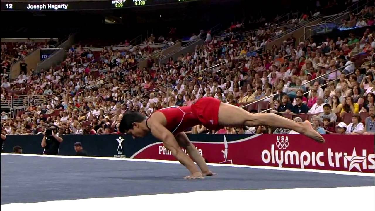 Raj Bhavsar - Floor Exercise - 2008 Olympic Trials - Day 2 - Men