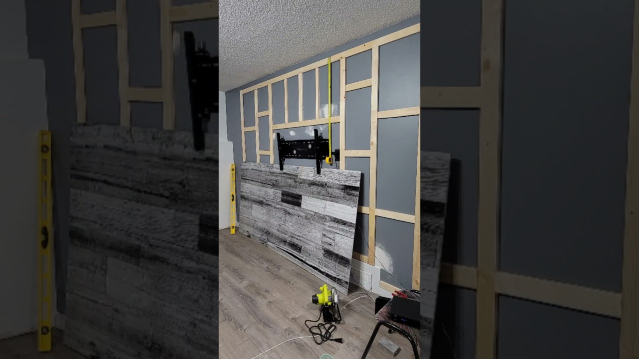 DIY TV Accent Wall Design