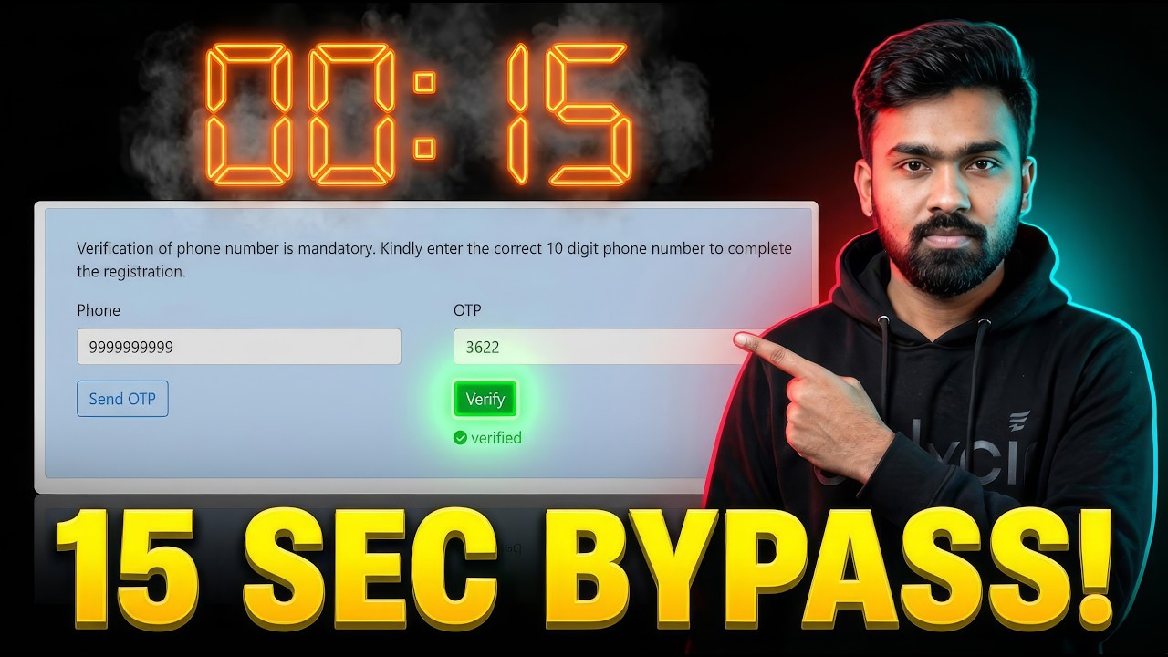 I Bypassed OTP in 15 Seconds Live! (Advanced Bug Bounty) 😱