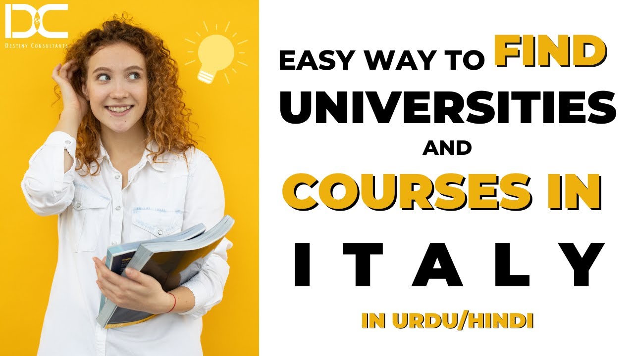 Easy Way to Find Universities & English Courses in Italy | 2024 | Urdu | Hindi