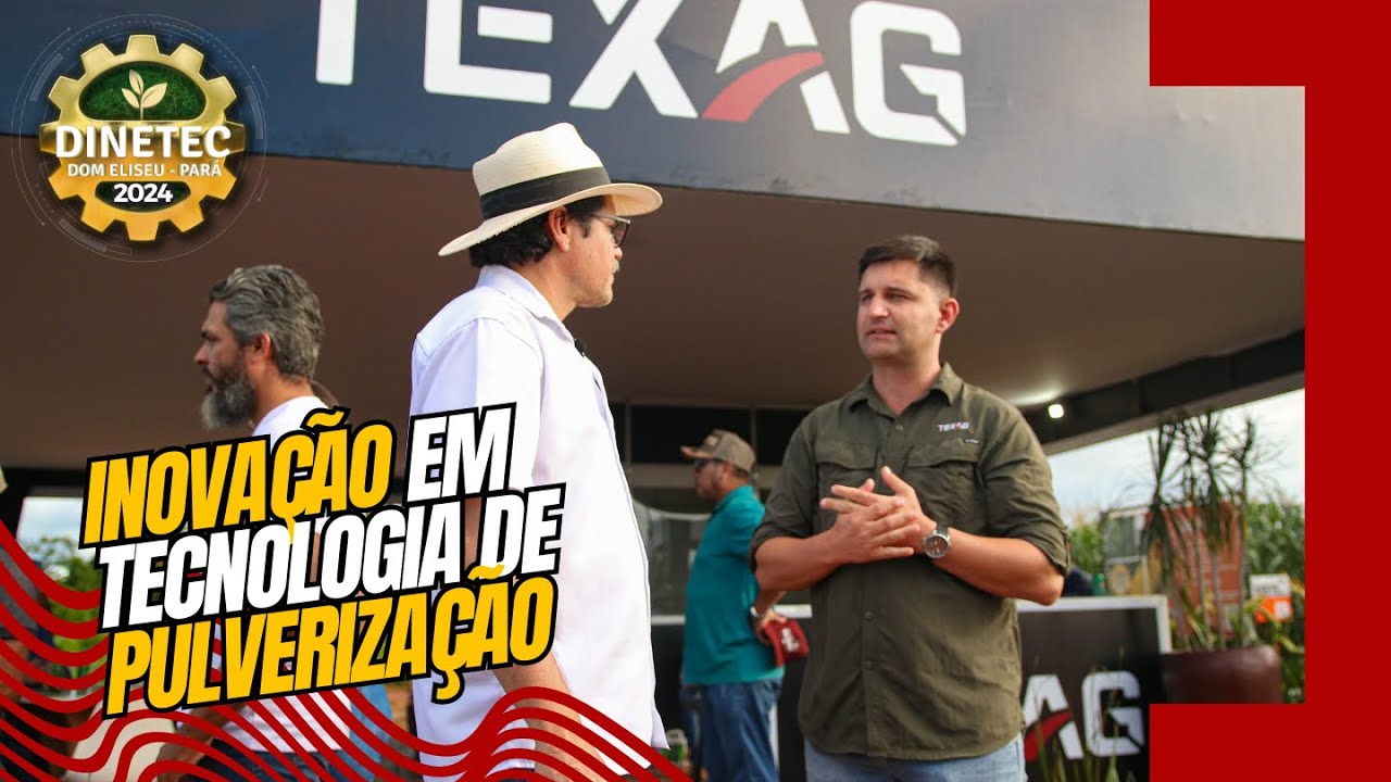 Todos os detalhes do Drone XAG P100 Pro no estande da TEXAG, presente no DINETEC PA 2024