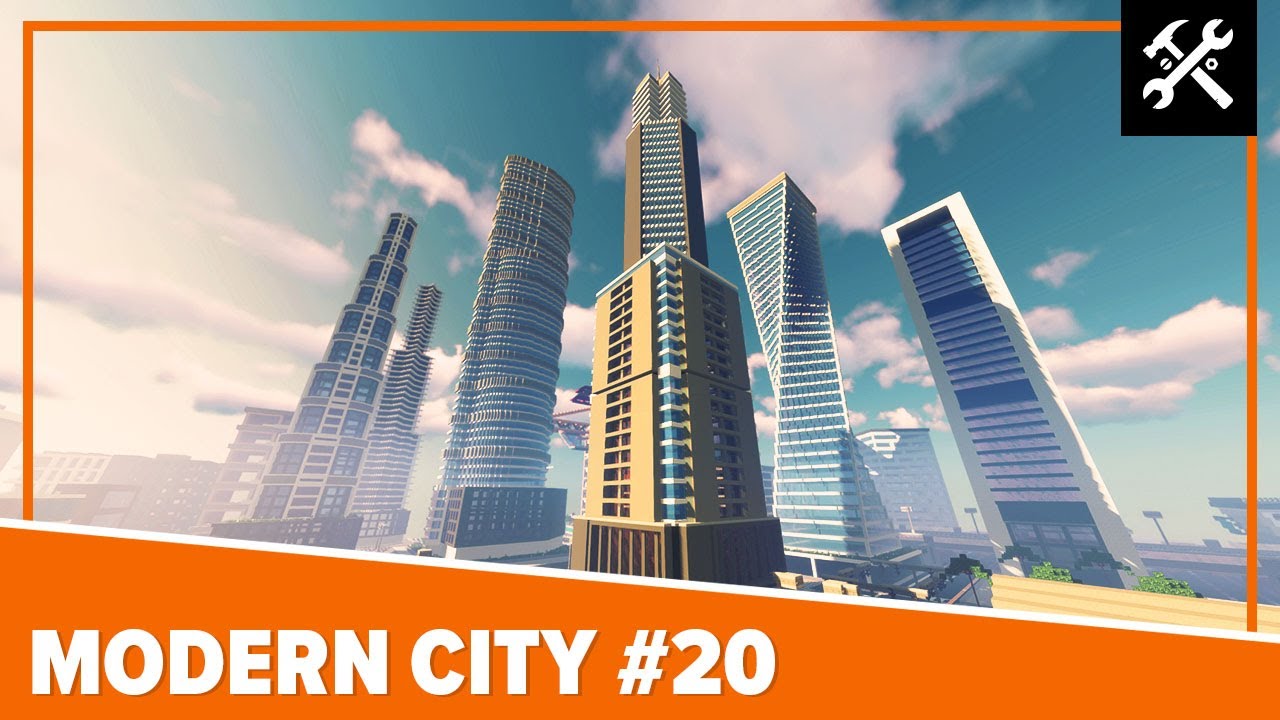 Modern City #20: Skyscrapers! - Minecraft Timelapse