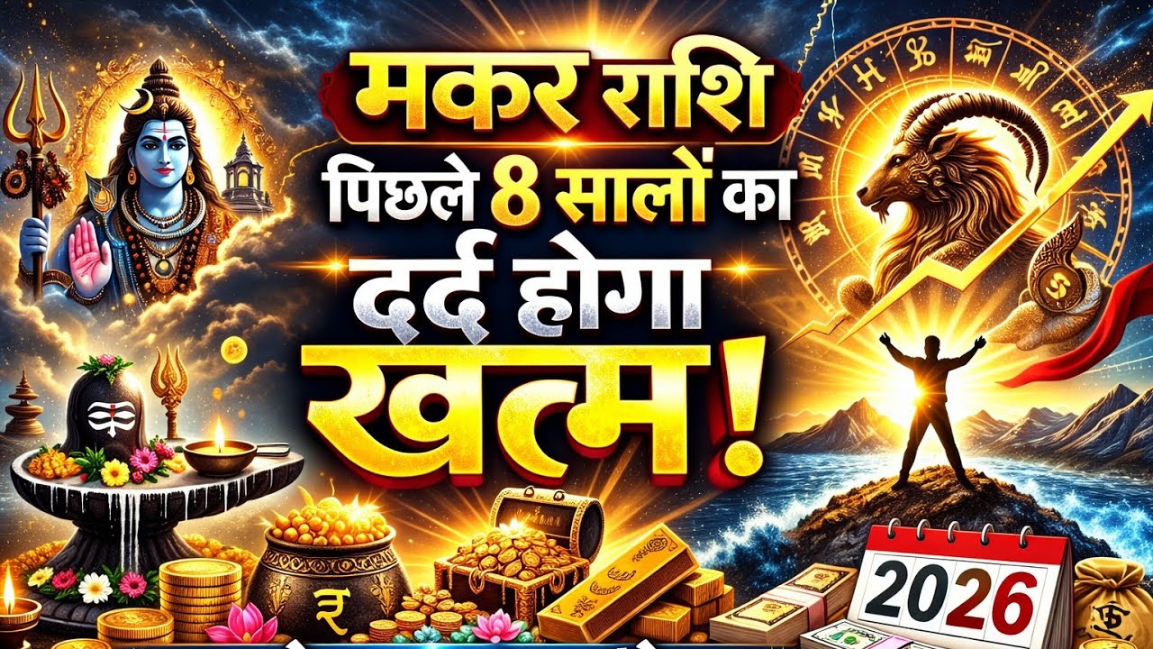 मकर राशि: पिछले 8 सालों का दर्द अब होगा खत्म! महाशिवरात्रि पर महादेव का बड़ा संकेत। #makarrashi 2026