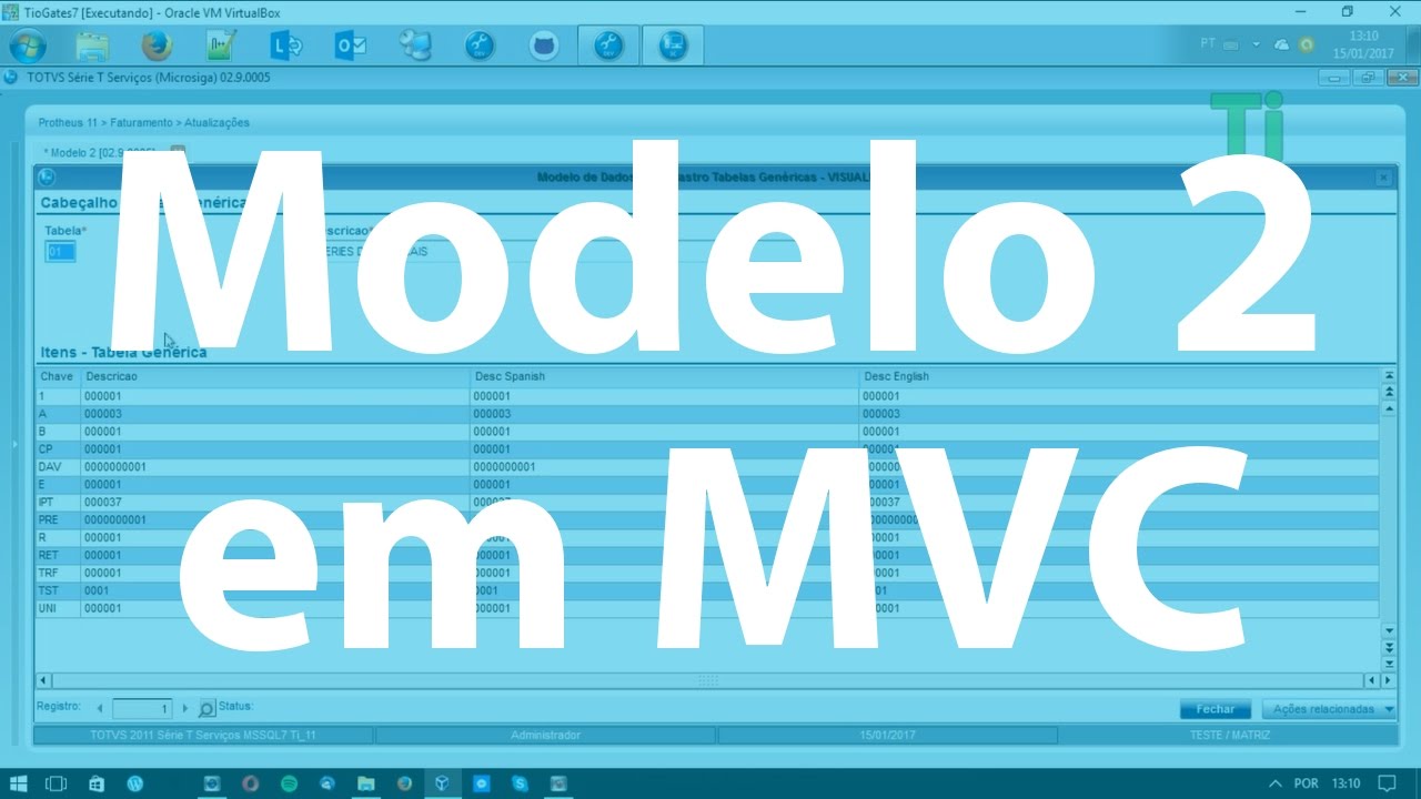 AdvPL 025 - Modelo 2 em MVC
