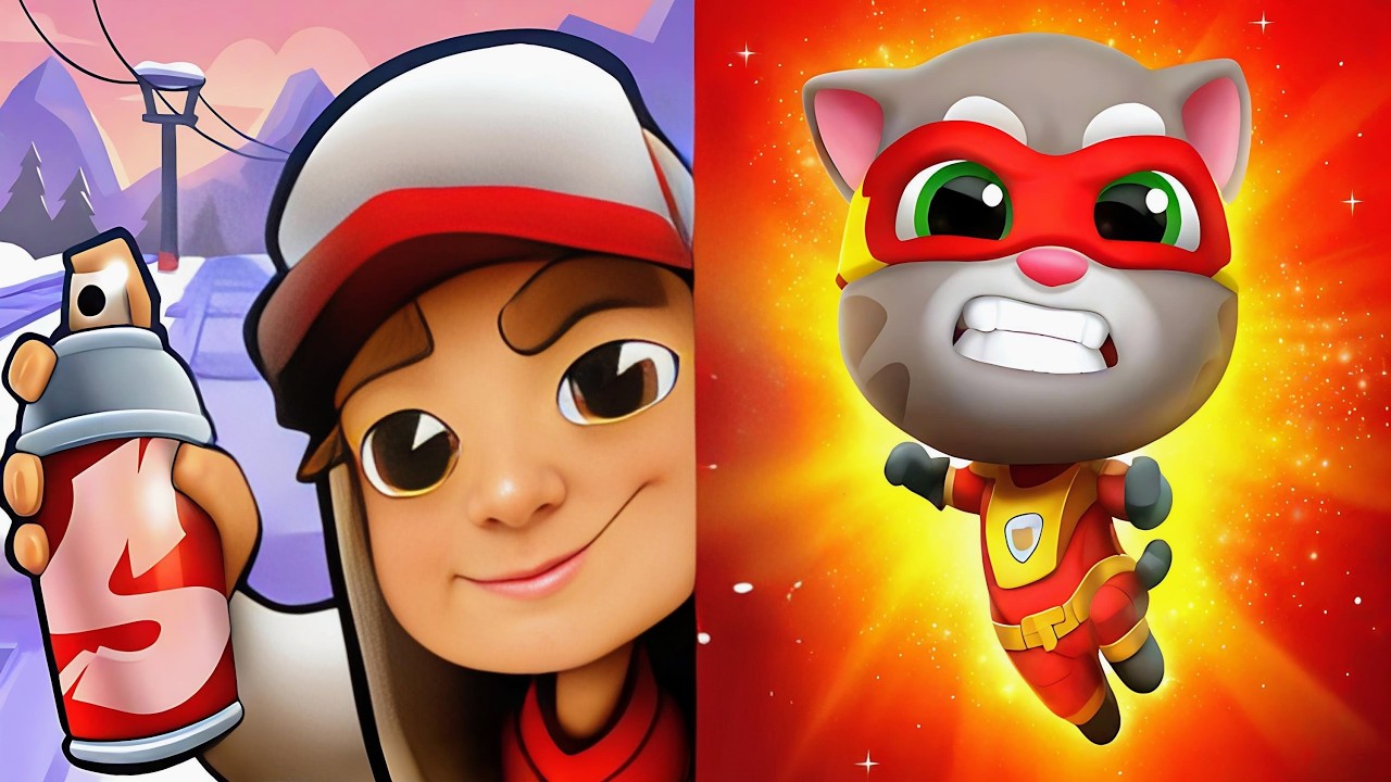Subway Surfers : Winter Xtreme 2026 🆚 Talking Tom Hero Dash 