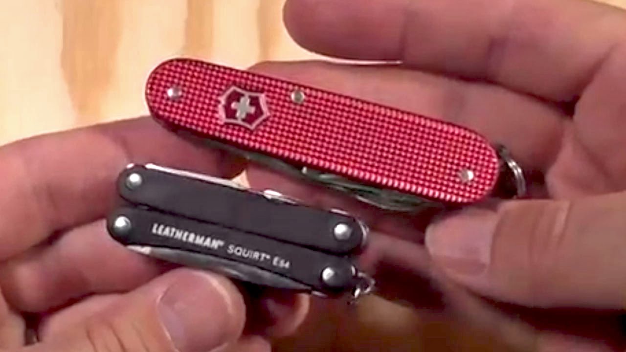 Victorinox Cadet vs. Leatherman Squirt PS4: V-Log Thursday