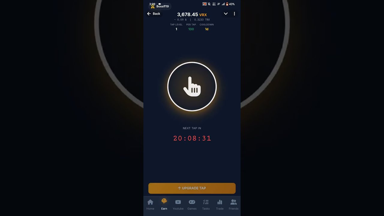 VRX Mining | earn trx online | very easy
