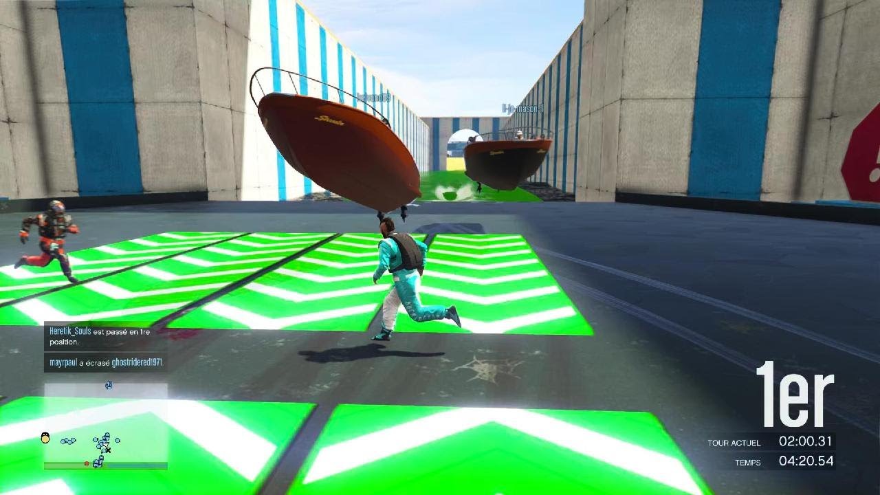 Grand Theft Auto V Face to Runners vs boat