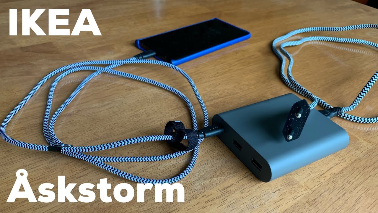 Unboxing & Testing the IKEA 40W Åskstorm multi-charger & the IKEA Lillhult USB C to USB C cable