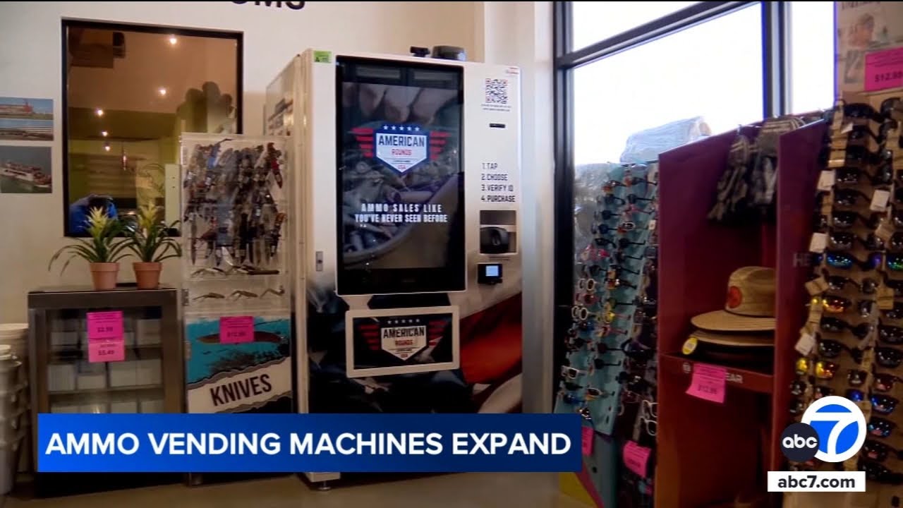 Company behind ammo vending machines plans to expand in more states, including CA