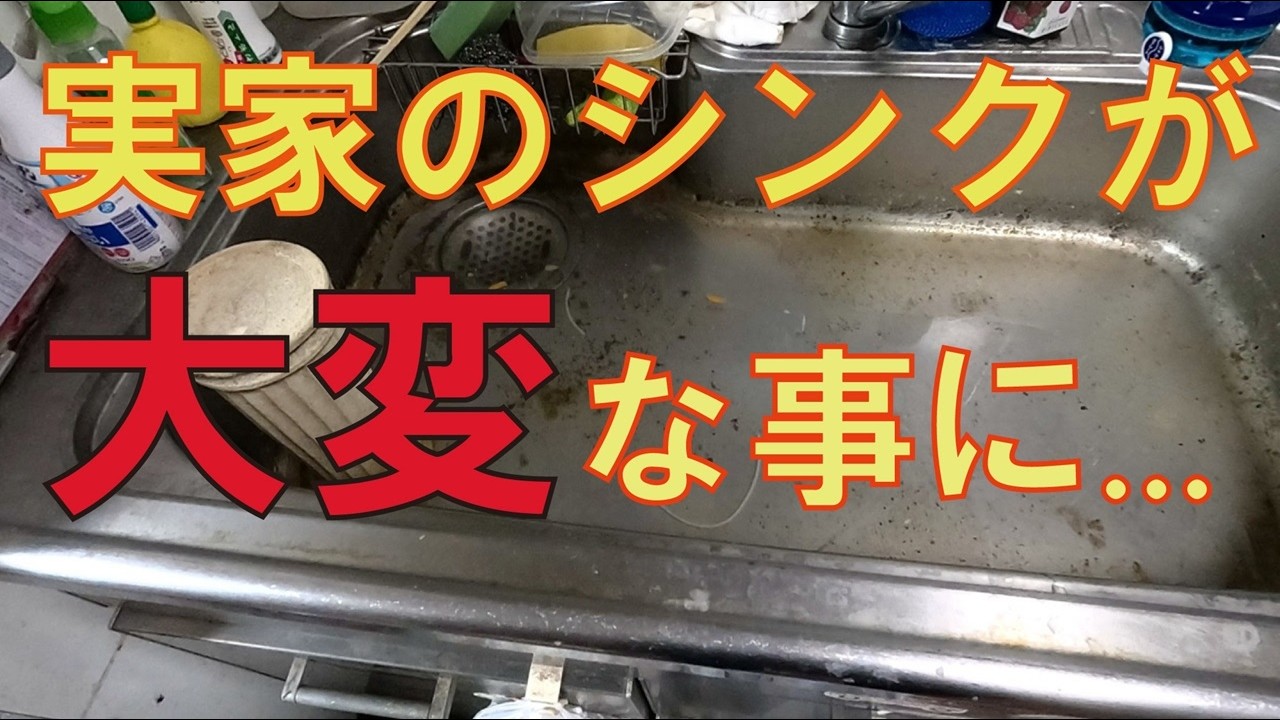 【衝撃】実家のシンクが大変なことになっていた…
