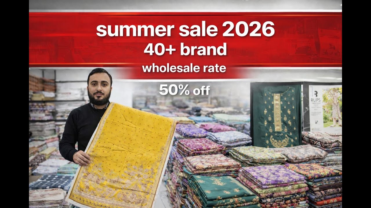 Summer sale 2026 |40+brand |Latest design❤️| wholesale rate|All in one Fabrics| Free Gift🎁
