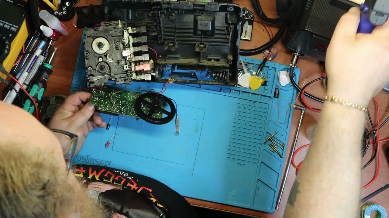Philips D7180 cassette player part 2 fixing recording