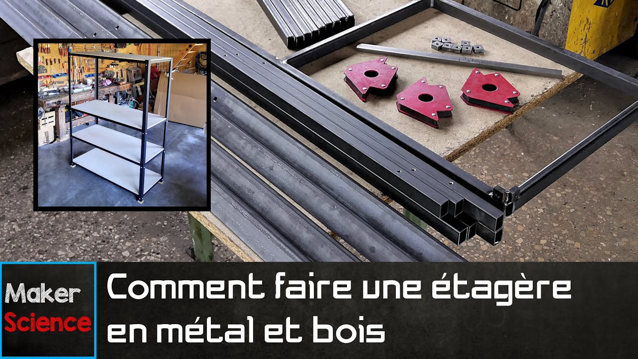 #DIY Comment faire une étagère en métal et bois