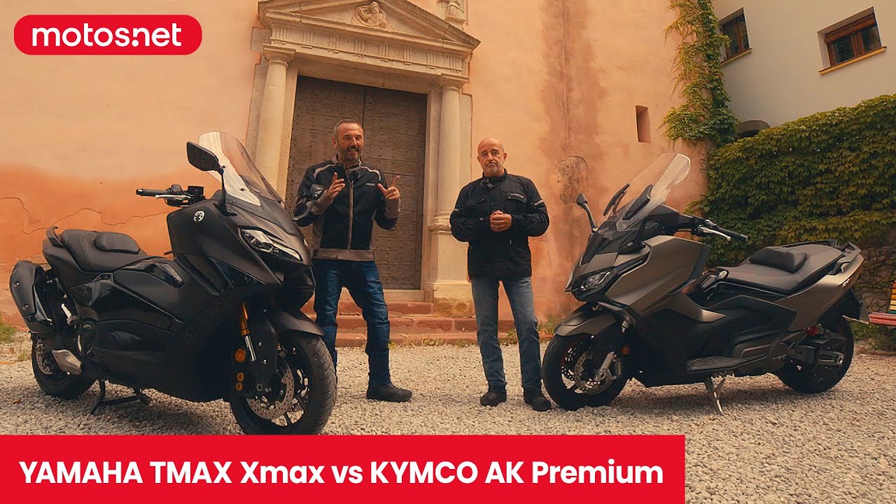 🤟 KYMCO AK Premium vs Yamaha TMAX 2024 /¿Puede el taiwanés con el japonés? / Comparativa / motos.net