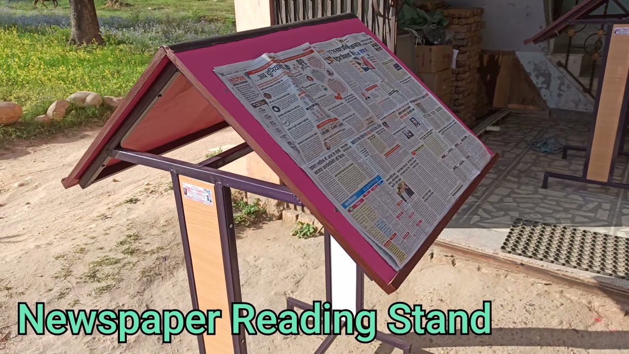 Newspaper Reading Stand