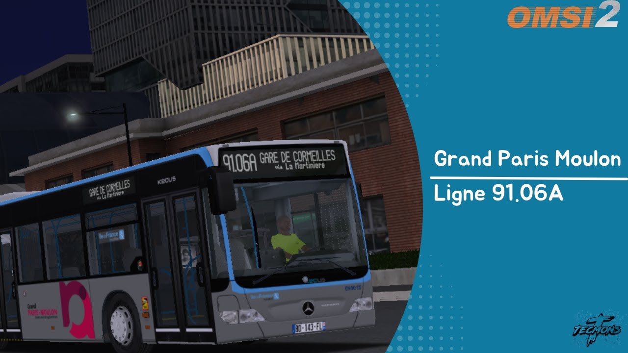 Ligne 91.06A | Carrière suivie sur Grand Paris Moulon | Omsi 2