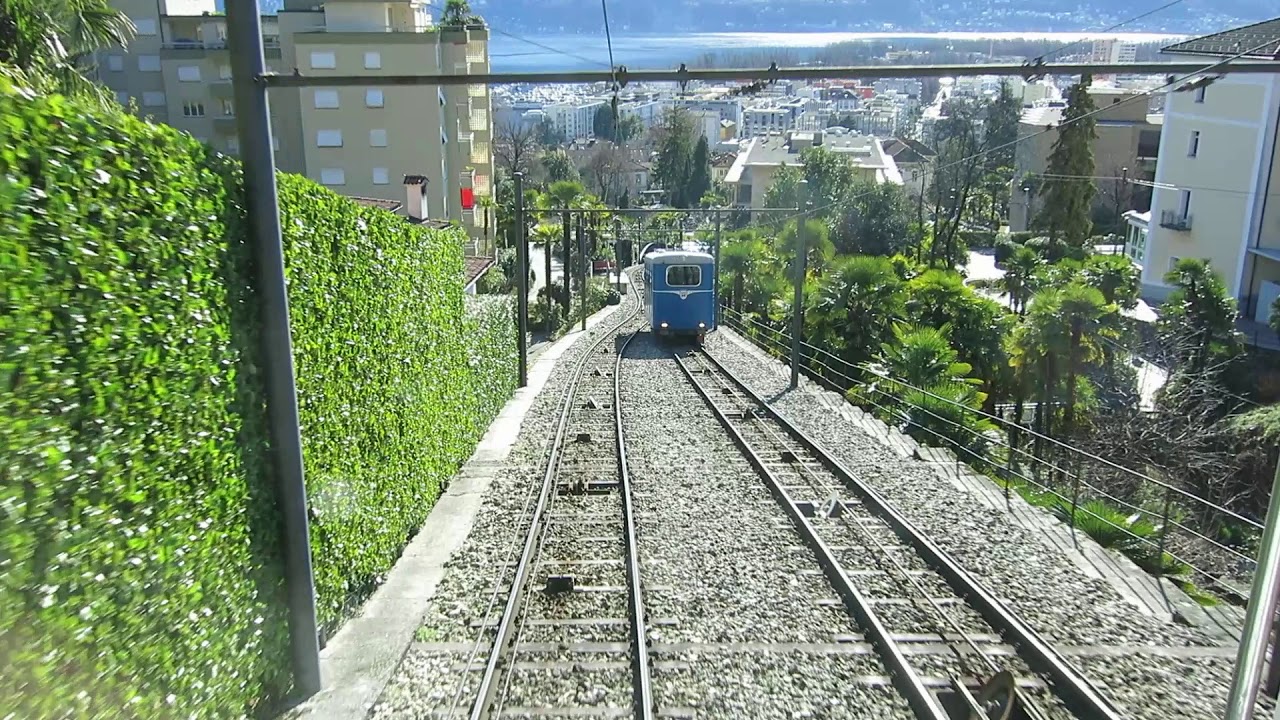 Standseilbahn 6600.01 Locarno - Madonna del Sasso - Talfahrt 2020 - Funicolare