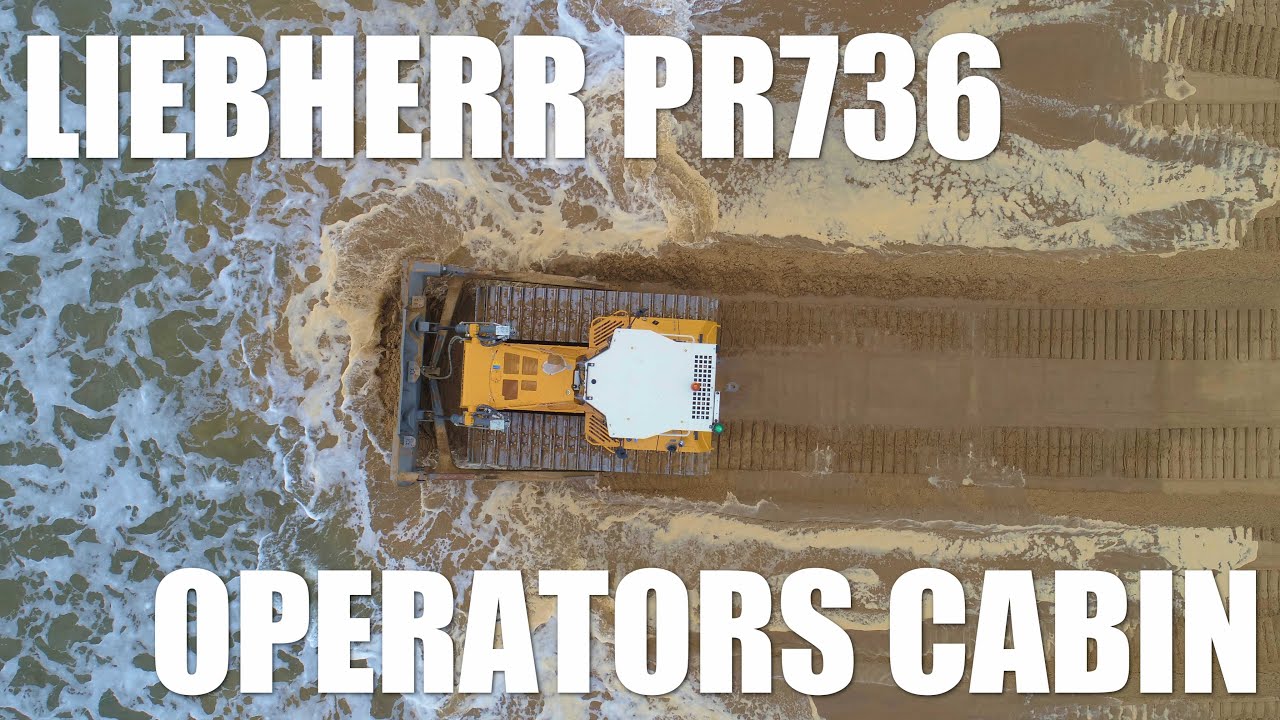 Liebherr PR736 Operator View