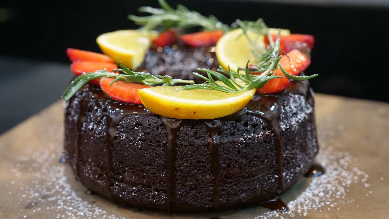BEST CHOCOLATE ORANGE CAKE- Eggless