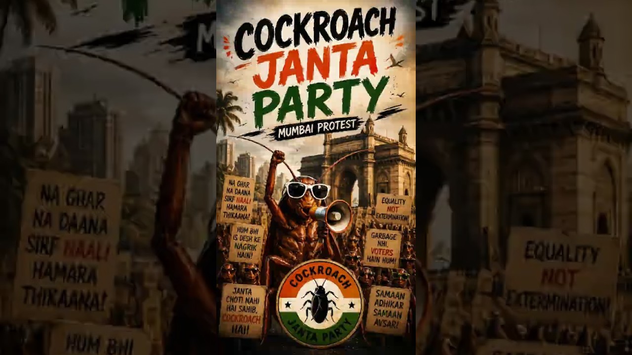 Cockroach Janta Party: Mumbai Protest  #cjpprotest  #cjp #cjpmorcha #neetpaperleak