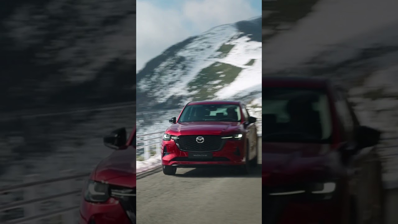No snow where you live? No worries! Jump into the Mazda #CX60 and drive until the world turns white.