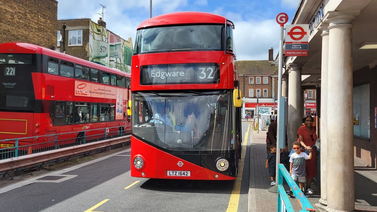FULL ROUTE VISUAL | London Bus Route 32: Kilburn Park - Edgware | LT642 - LTZ1642