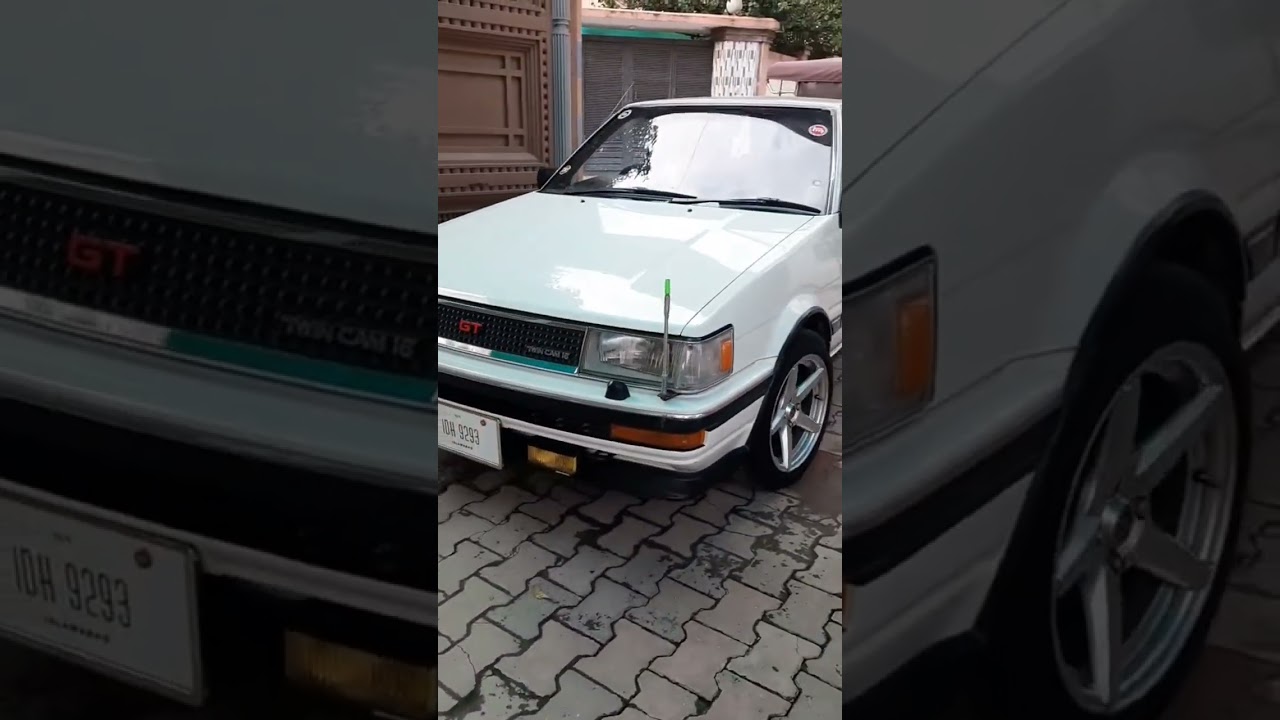 toyota corolla original gt twincam automatik transmission 86 model cleanest corolla