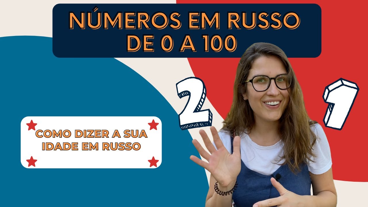 NÚMEROS EM RUSSO DE 0 A 100