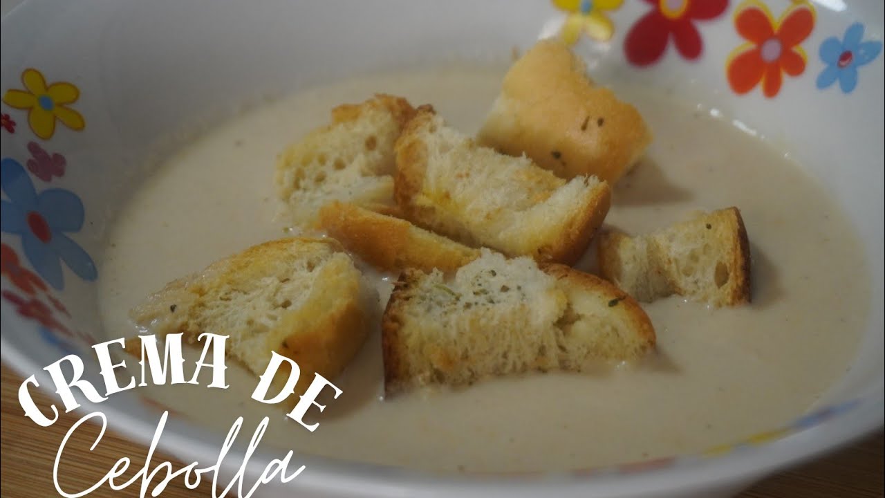 Dale protagonismo a esta verdura, crema de CEBOLLA 
