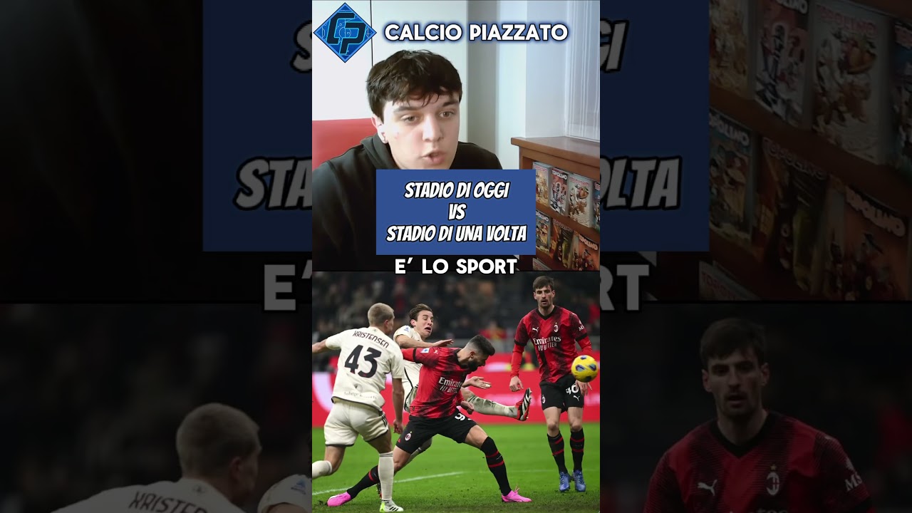 COM&rsquo;ERA LO STADIO DI UNA VOLTA🤯 #calcio #seriea #goat