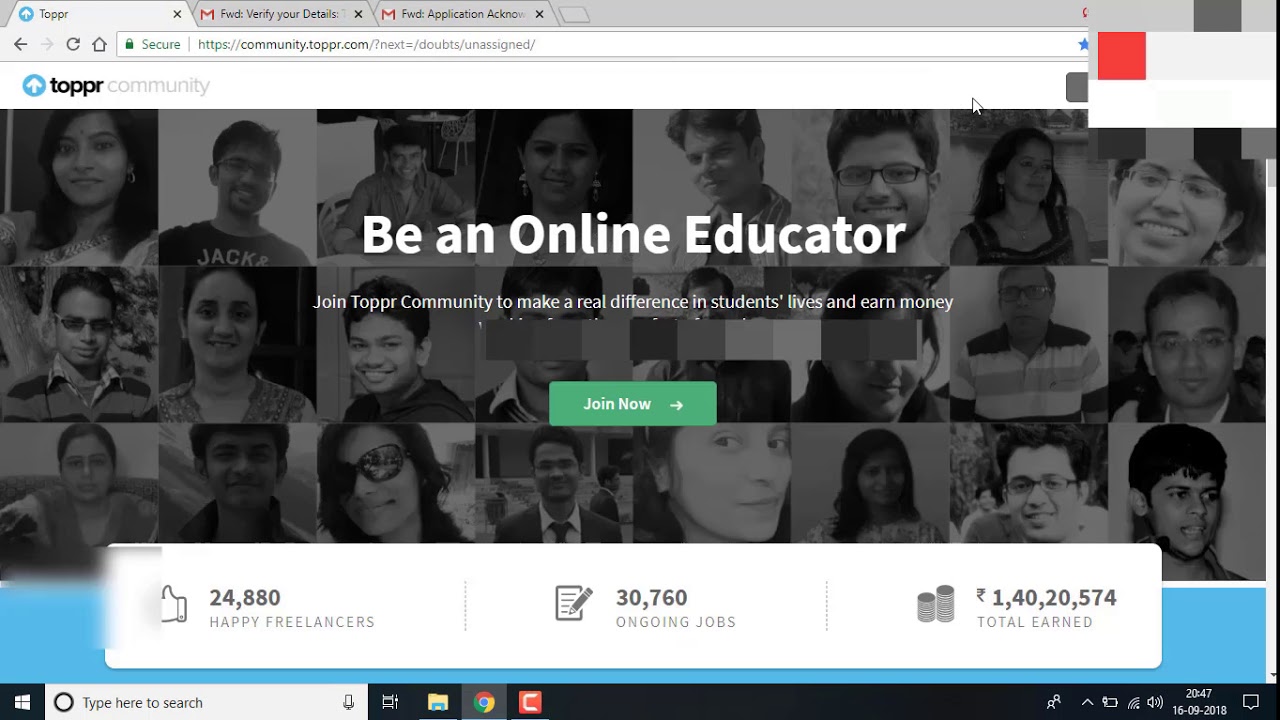 Online Earning - Toppr Tutor Registration