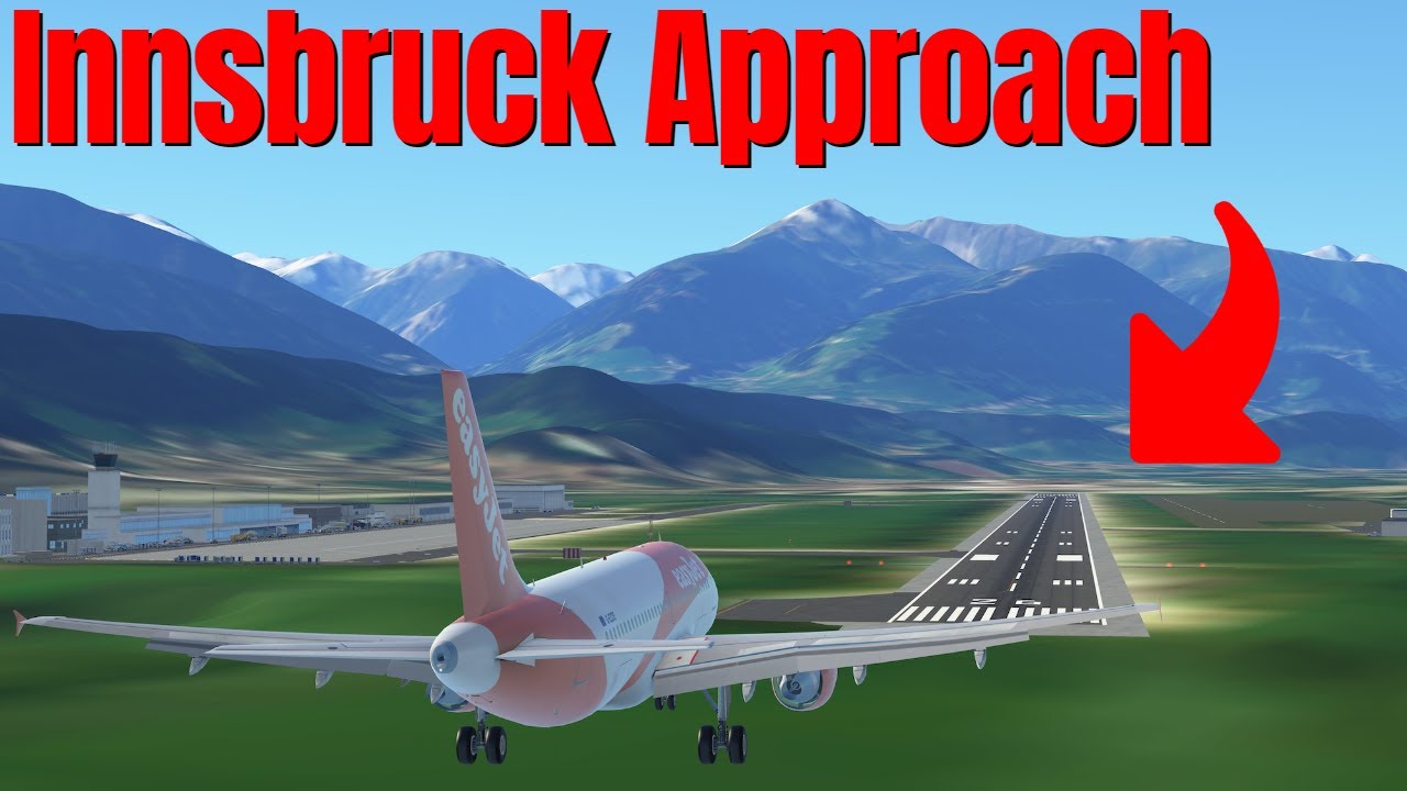 Windy approach into Innsbruck airport on infinite flight 2023!!
