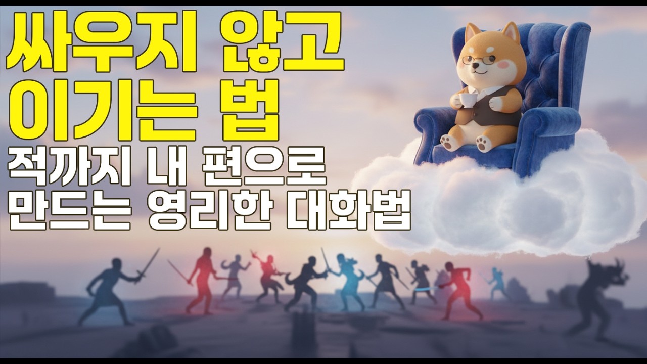 [심리] 진짜 무서운 사람은 갈등 상황에서 '이것'부터 합니다 | 싸우지 않고 이기는 사람들의 비밀