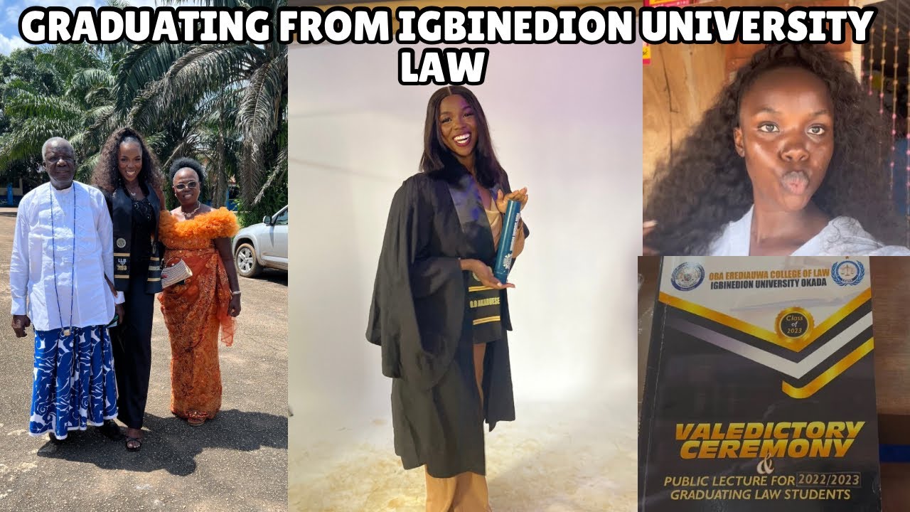 Finally graduating from Igbinedion university Law Department 🥰