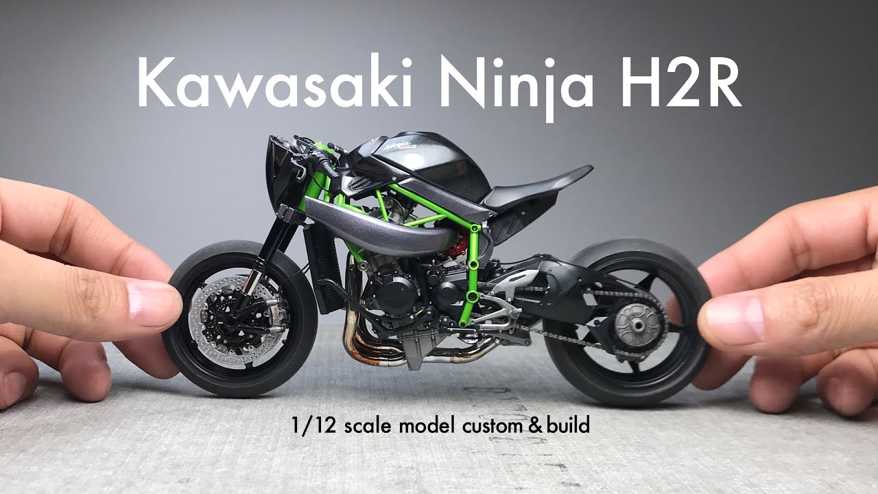 Kawasaki Ninja H2R 【タミヤ 1/12】プラモデル製作  Scale Model Custom
