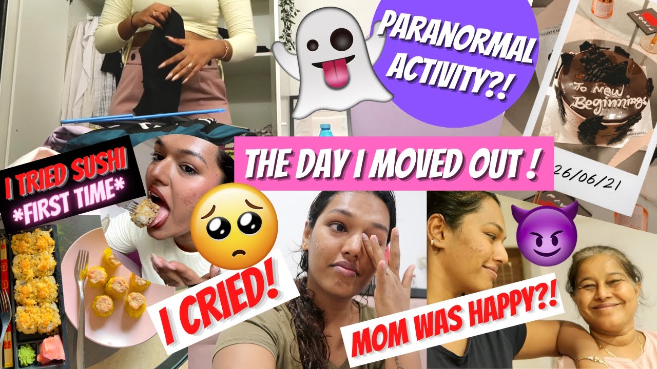 The Day I MOVED OUT of My Parent's Home ! *EMOTIONAL* Living Alone for the FIRST TIME | #HustleWSar